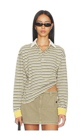 LIONESS x REVOLVE Countryside Jersey Polo in Grey. - size L | Revolve Clothing (Global)