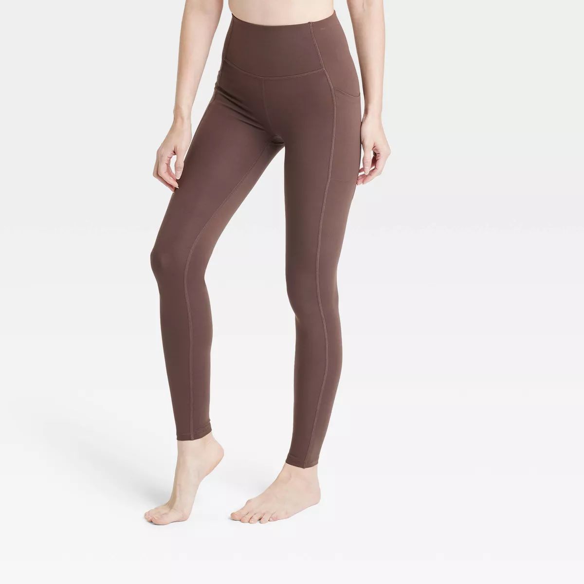 Women's Brushed Sculpt Curvy High-Rise Pocketed Leggings - All In Motion™ | Target