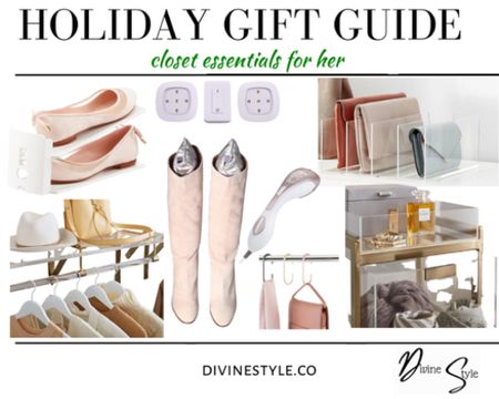 Holiday gift guide for everything she needs to organize her closet. 🎁 

#LTKHoliday #LTKGiftGuide #LTKhome