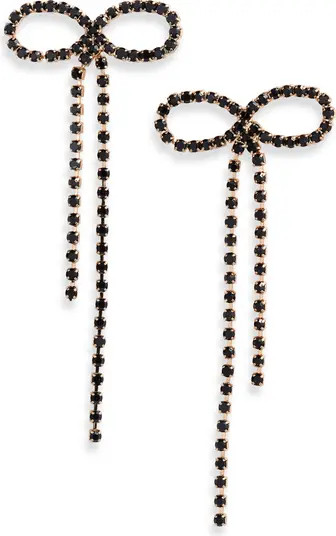 Crystal Bow Drop Earrings | Nordstrom