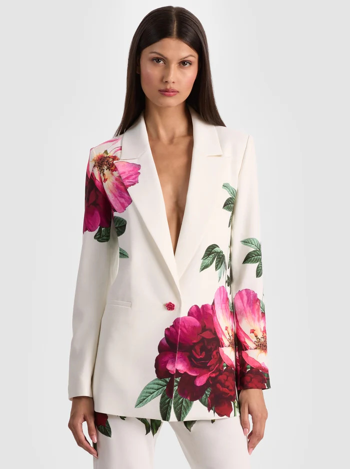 DENNY BOYFRIEND BLAZER | Alice + Olivia