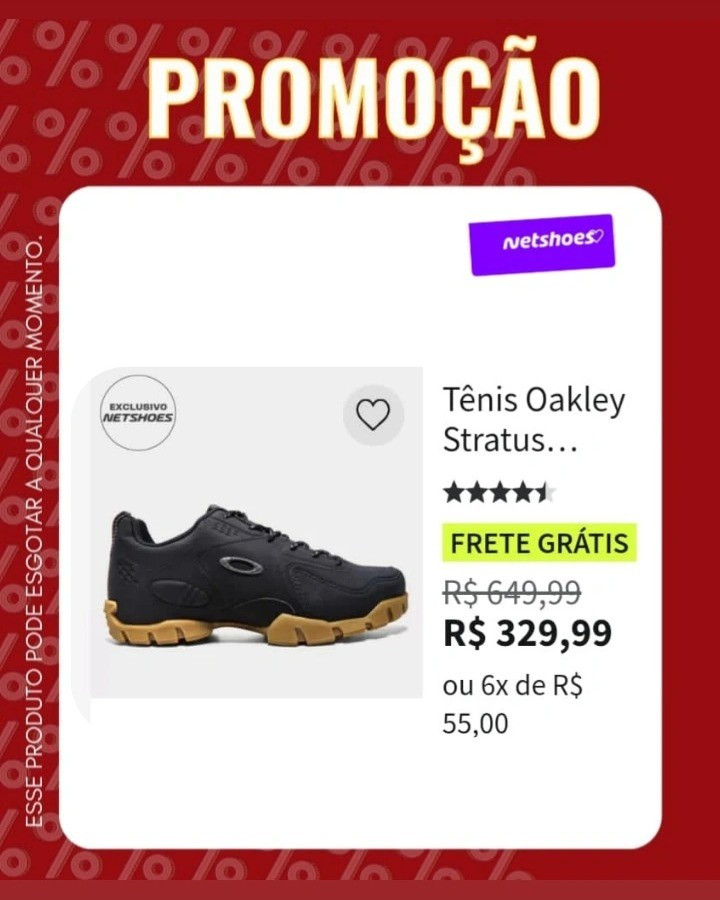 Tênis Oakley Stratus Unissex-Preto+Bege

#LTKbrasil #LTKpromo #LTKhomens