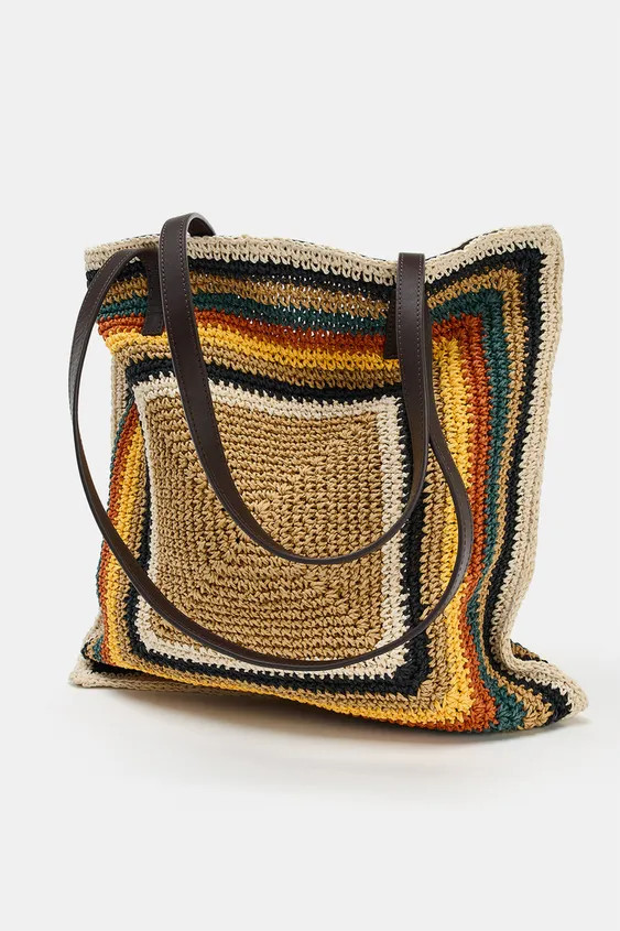 MULTICOLOR SHOPPER BAG | Zara US
