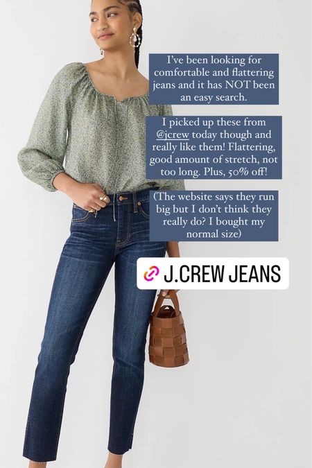 Petite and curve friendly jeans from J.Crew, currently on sale! 💙

#LTKsalealert #LTKunder100 #LTKcurves