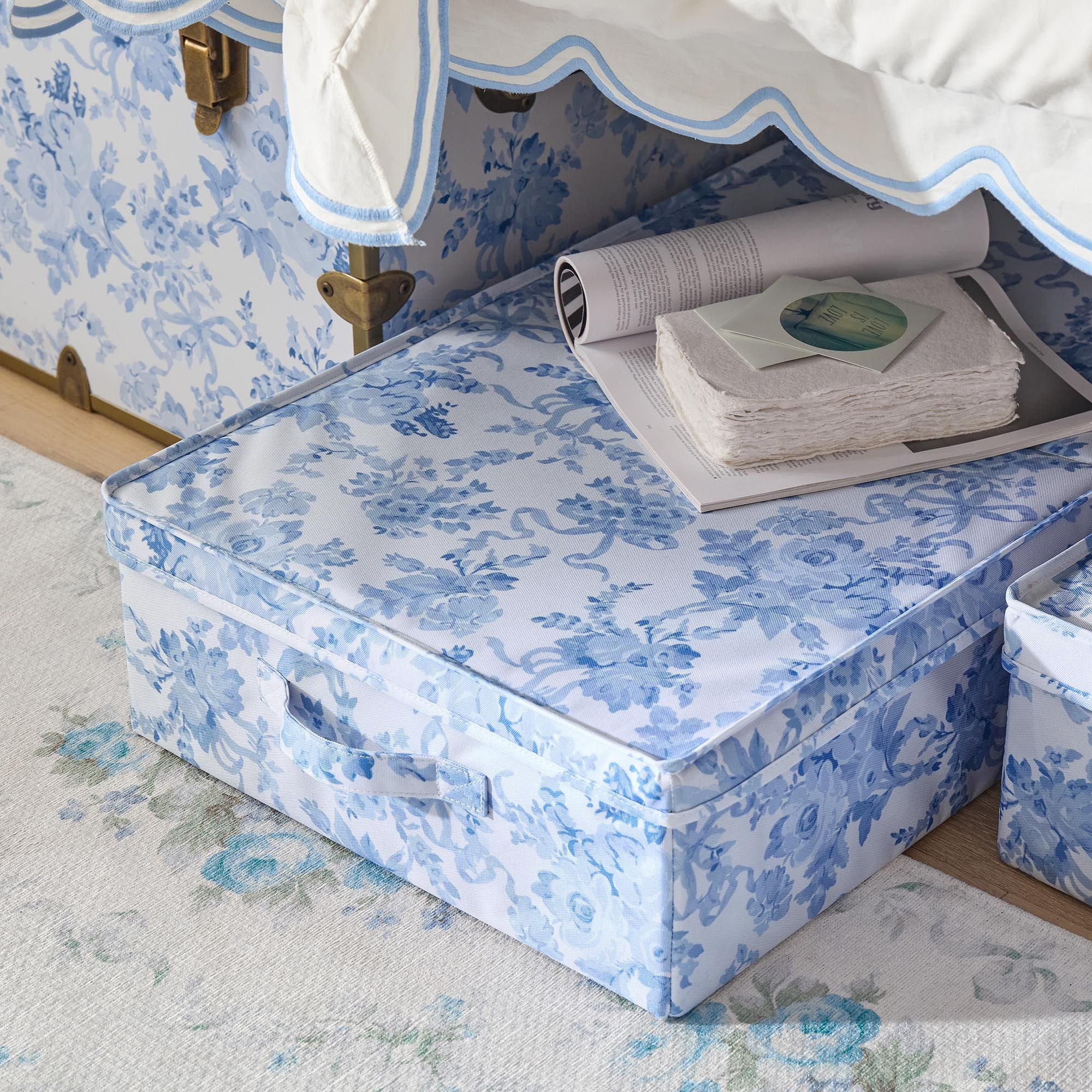 LoveShackFancy Underbed Storage Stacking Bin | Pottery Barn Teen