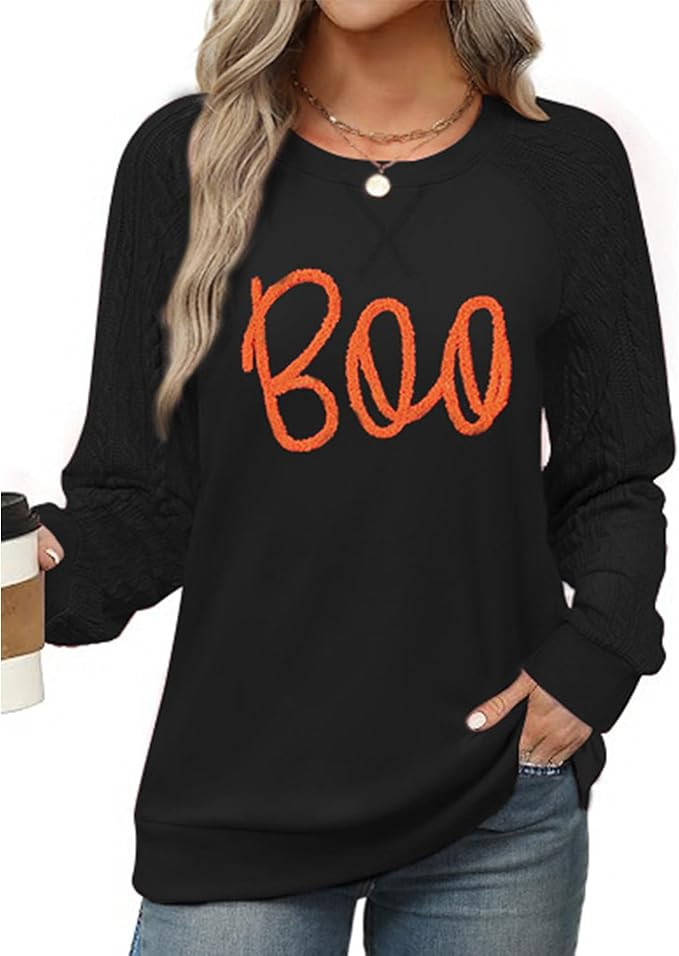 Sweatshirt for Women Crewneck 2025 Fashion Cable Knit Long Sleeve Loose Lightweight Sweater Fall ... | Amazon (US)