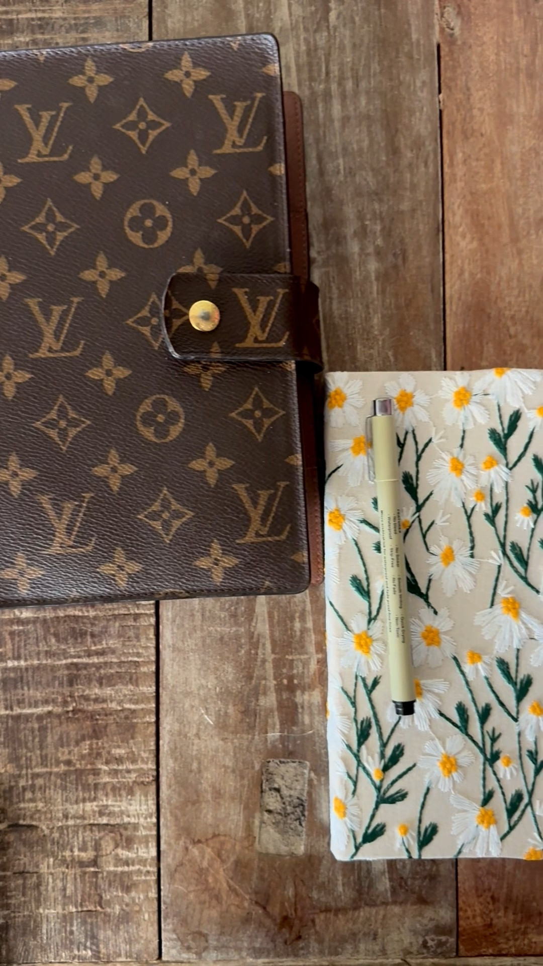 New year new planner inserts for my Louis Vuitton large agenda! I love this embroidered Daisy journal! It’ll make a great gratitude journal, and is also perfect for taking notes, and jotting ideas! These pens are my favorite! They’re technically drawing pens, but they’re perfect for to do lists, planners, note taking and more! Amazon has great finds to keep you organized and self care essentials for 2026! ❤️ 

#LTKHome #LTKSeasonal #LTKFindsUnder50