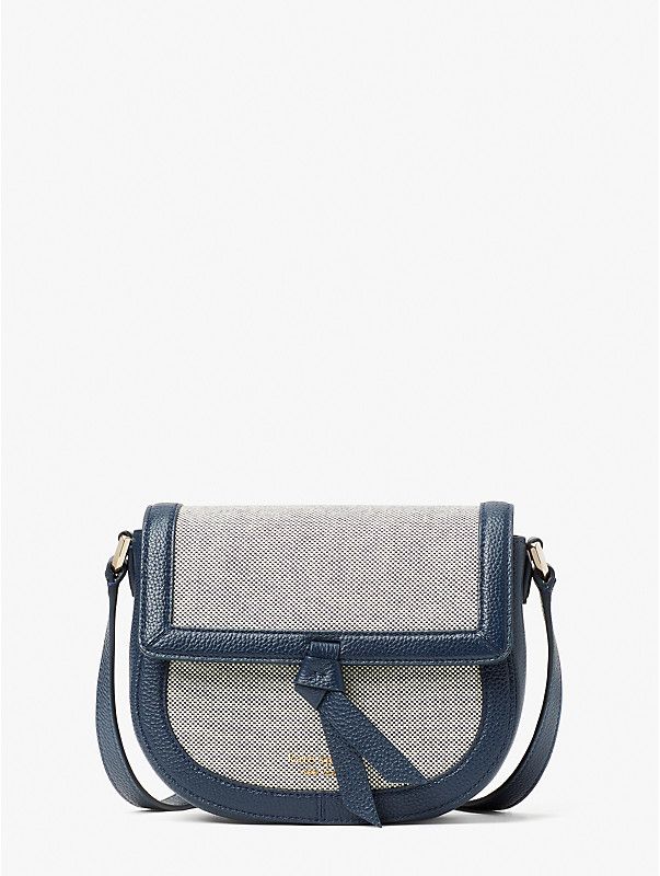 knott canvas medium saddle bag | Kate Spade (EU)