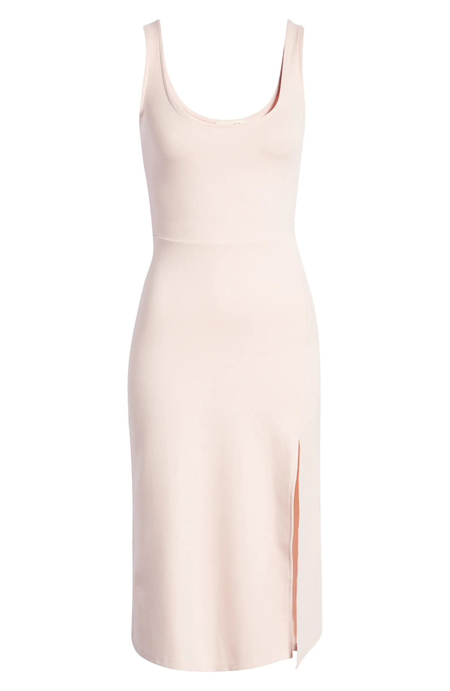 Open Edit Scoop Neck Midi Dress | Nordstrom | Nordstrom