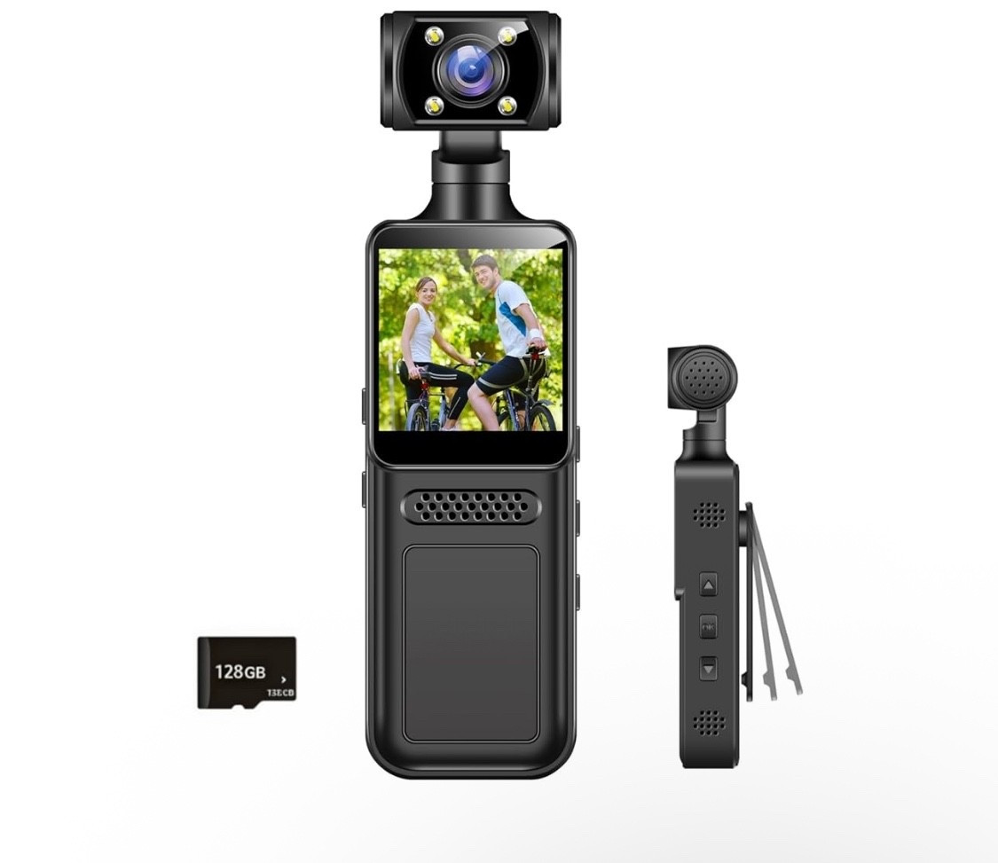 Body Camera with Audio and Video Recording Mini Wearable Body Worn Cam Portable Small Personal Camcorder Sport Action Outdoor Video Recorder (128GB

#LTKTravel #LTKGiftGuide #LTKHoliday