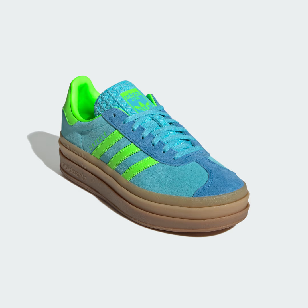 adidas Gazelle Bold Shoes Blue Glow 5.5 - Womens Originals Shoes | adidas (US)
