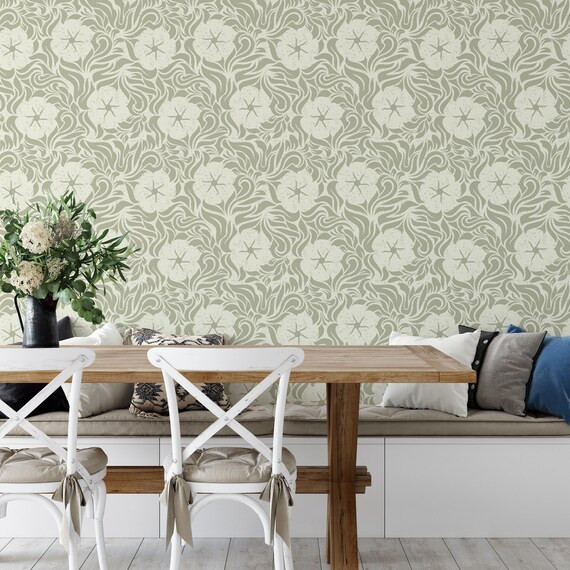 Sand Dollar Peel & Stick Wallpaper | Etsy | Etsy (US)