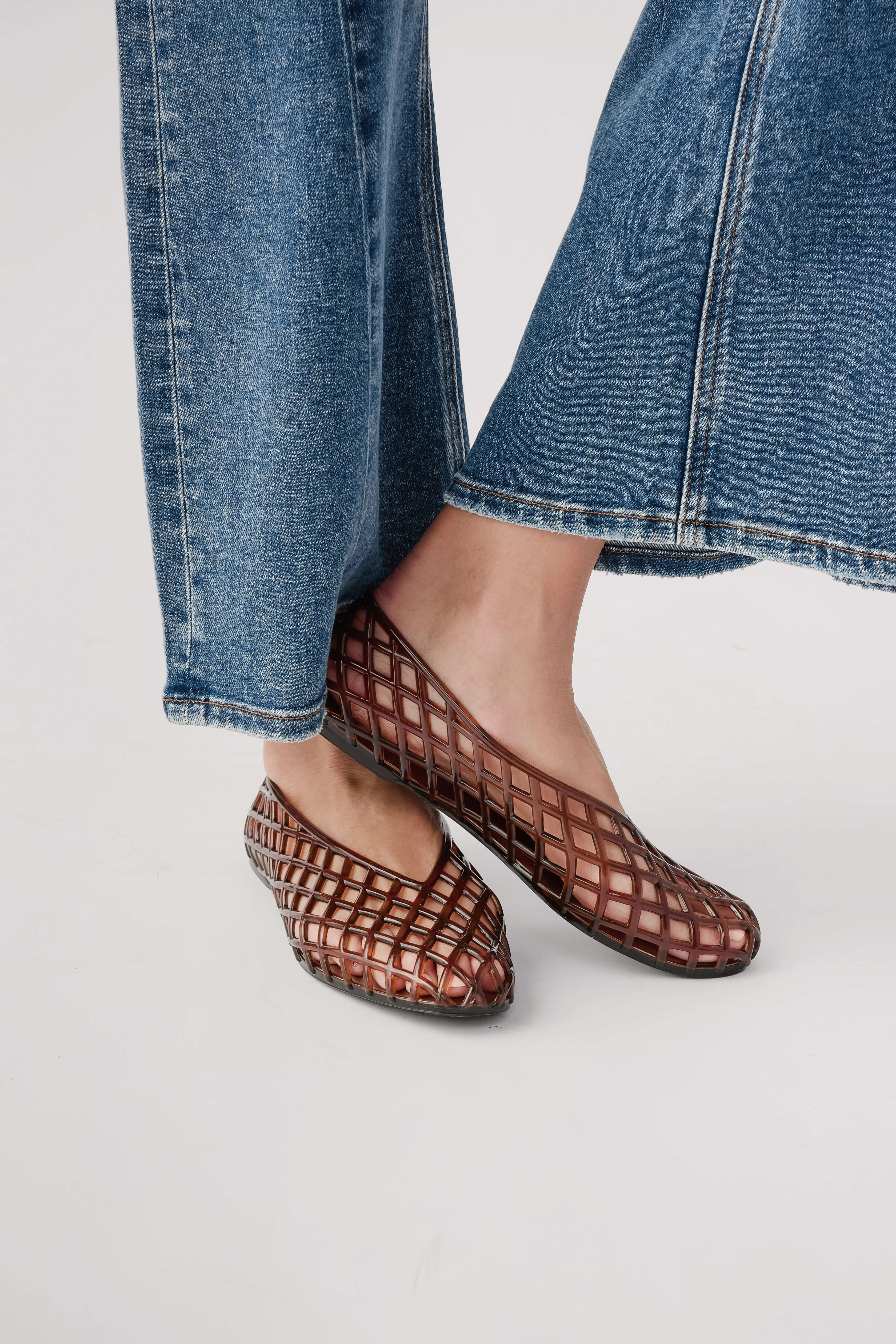 Shu Shop Alana Jelly Ballet Flats | Social Threads