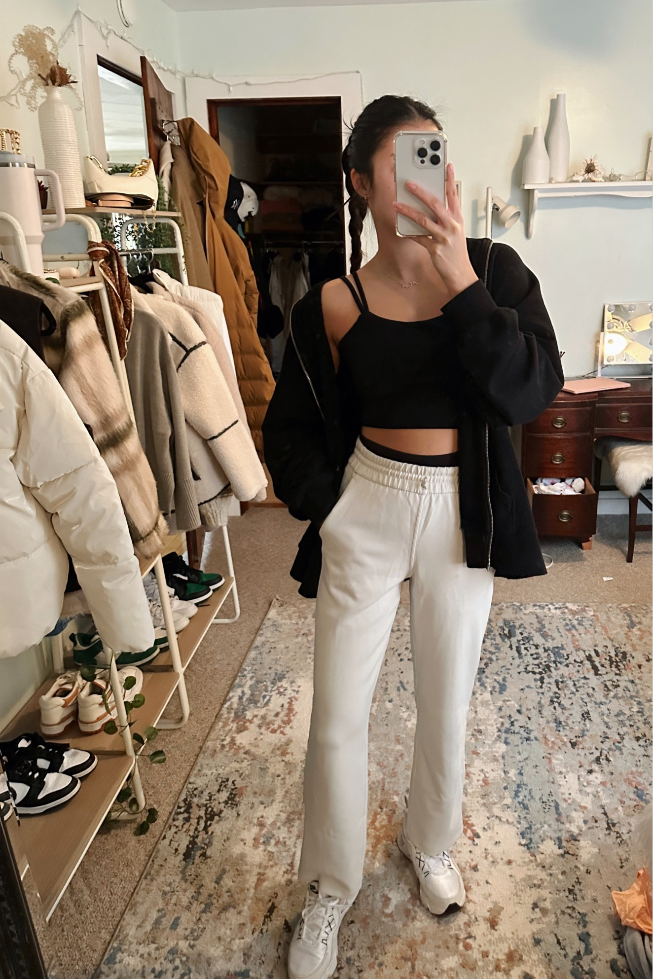 Gym outfit!! 
GUYS!!! I LOVE these pants from Lululemon! Hands down my favorite purchase of 2023 from them! 
The best cozy and soft pant, easy to pair with, and easy to throw on! 
I cannot rave enough about these pants. They’re just so comfortable and cooling! 
Wearing a size 2! I sized down 1 size! I’m typically a 4 in pants! I also got these hemmed 2”! 

Lululemon softstreme High rise pant! Wearing color Bone! 
Perfect Mother’s Day present or one for yourself! Perfect for spring too! 

#LTKGiftGuide #LTKfit #LTKtravel