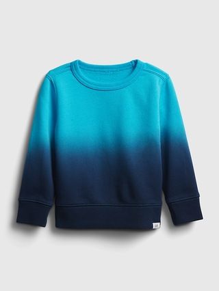 Toddler Recycled Dip-Dye Crewneck Sweatshirt | Gap (US)
