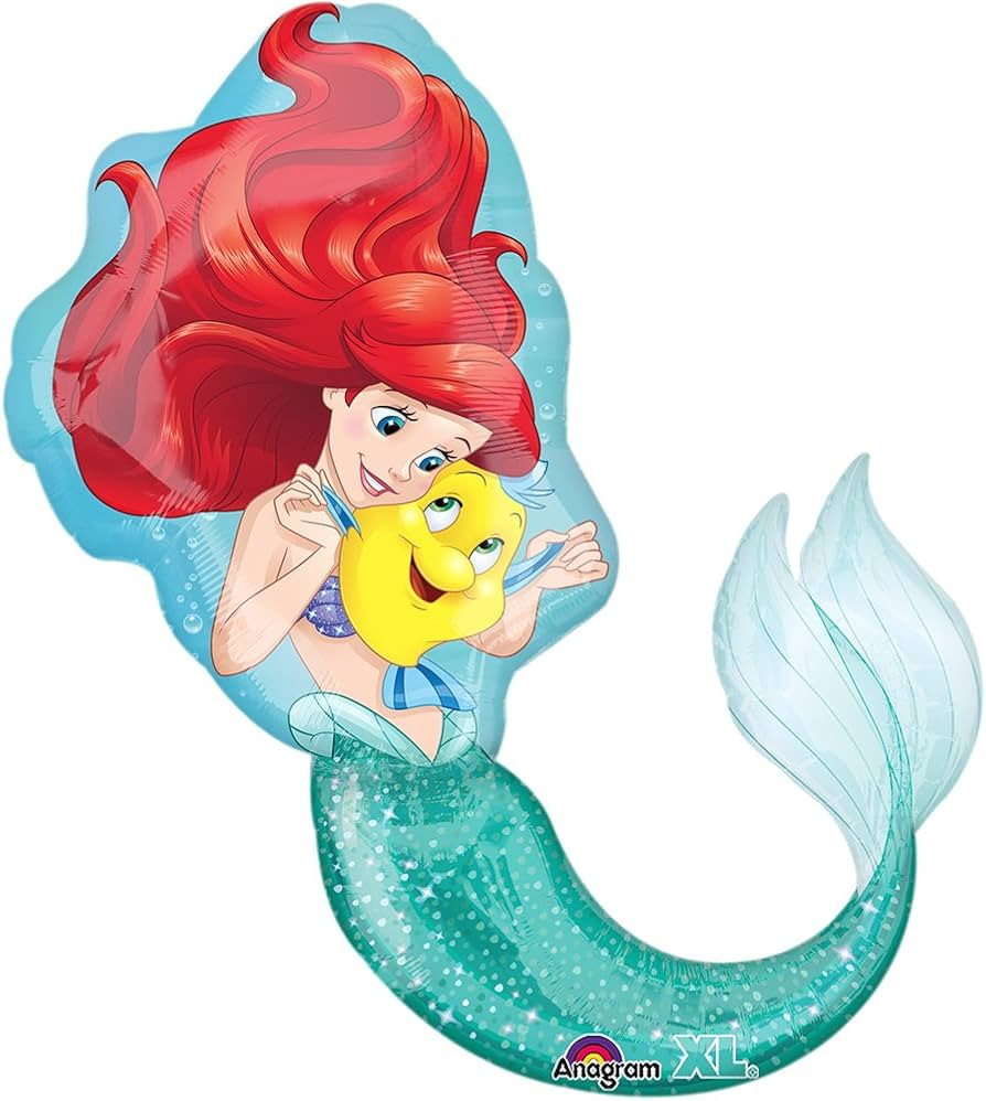 34" Little Mermaid Shaped Balloon | Amazon (US)