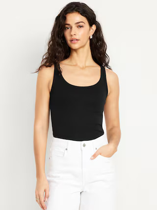 Ribbed Crop Tank Top | Old Navy (US)