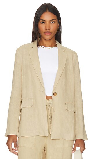 Lottie Blazer in Natural | Revolve Clothing (Global)