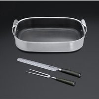 HexClad Hybrid Roasting Pan & Carving Set | HexClad Cookware (US)