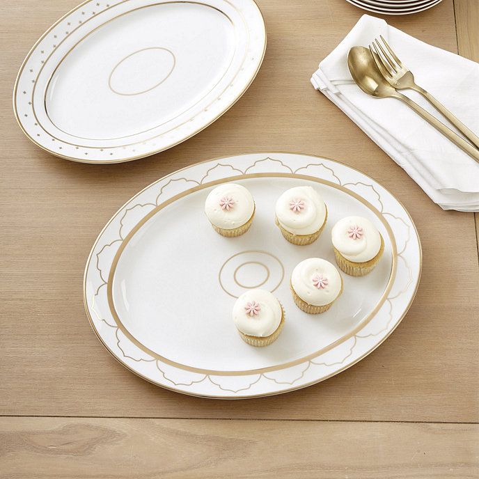 Bunny Williams Gold Star Serving Platters | Ballard Designs, Inc.