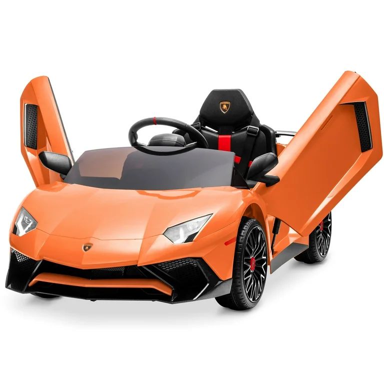 Kidzone Kids Electric Ride On 12V Licensed Lamborghini Aventador SV Battery Powered Sports Car To... | Walmart (US)