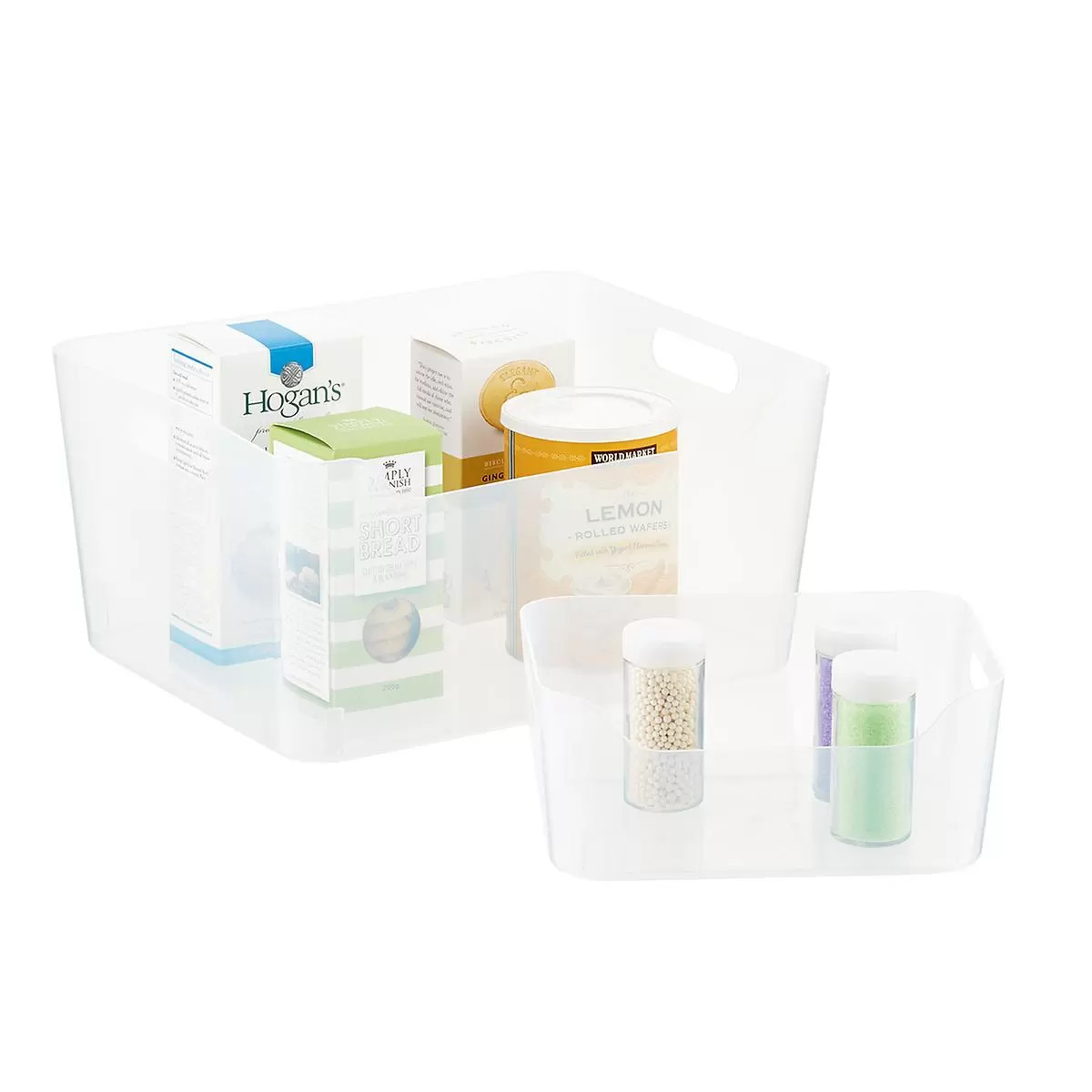 Plastic Storage Bins with Handles | The Container Store