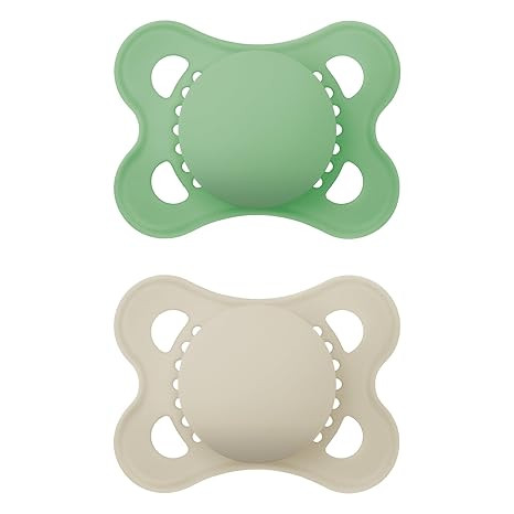 MAM Original Matte Baby Pacifiers, Binky for 0-6 Months, BPA-Free Silicone Nipple, Easy to Clean,... | Amazon (US)