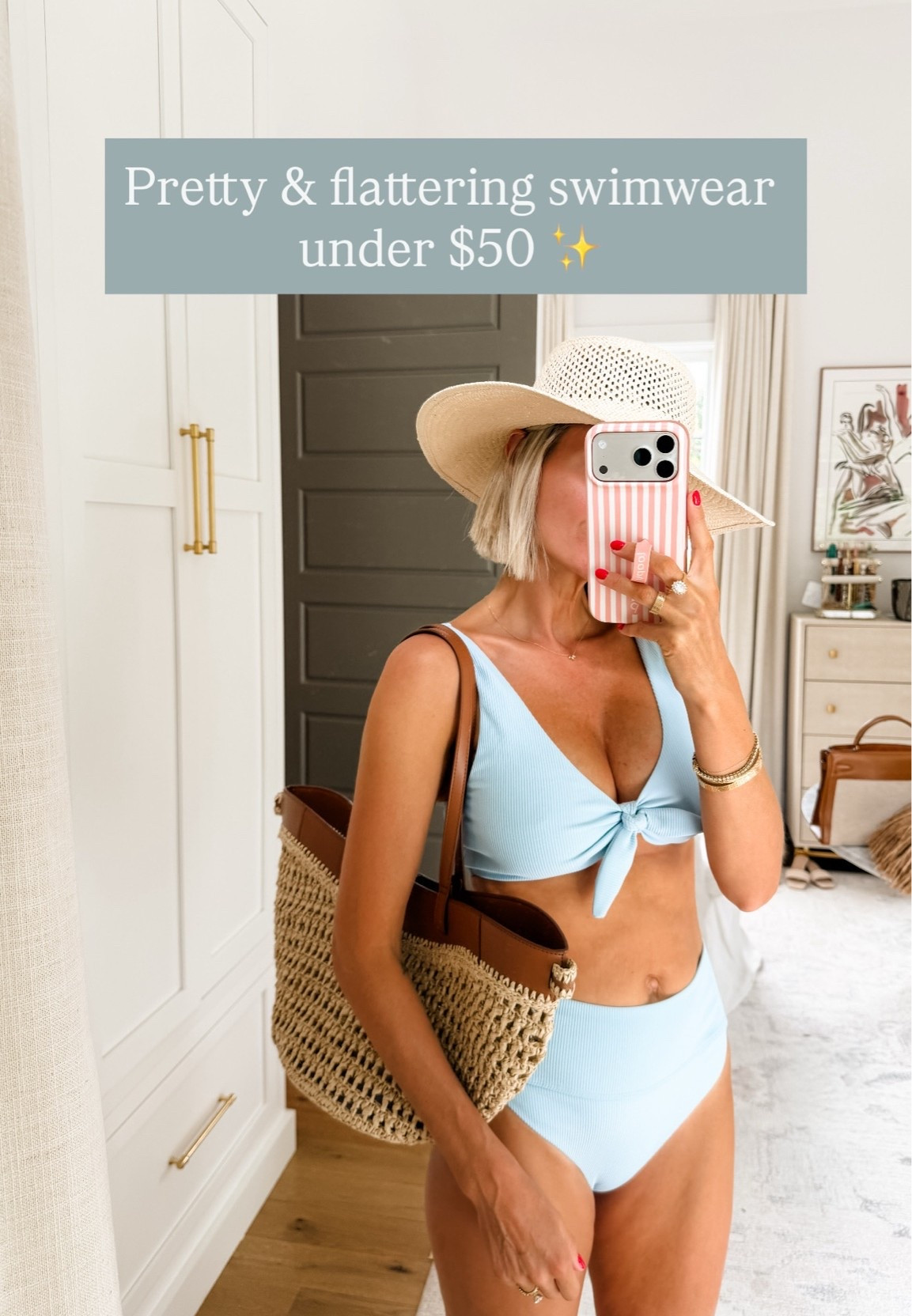 I cannot get over this Amazon swimsuit 😍👏🏼 so many colors available & it’s under $40! Wearing M. Loverly Grey, Amazon find, women’s swim, high waisted bikini

#LTKSeasonal #LTKSwim #LTKTravel