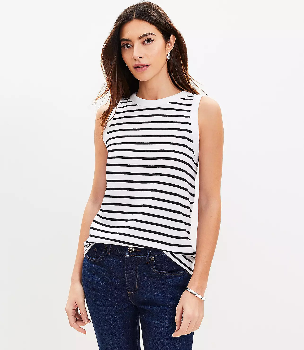 Striped Harbor Tank Top | LOFT