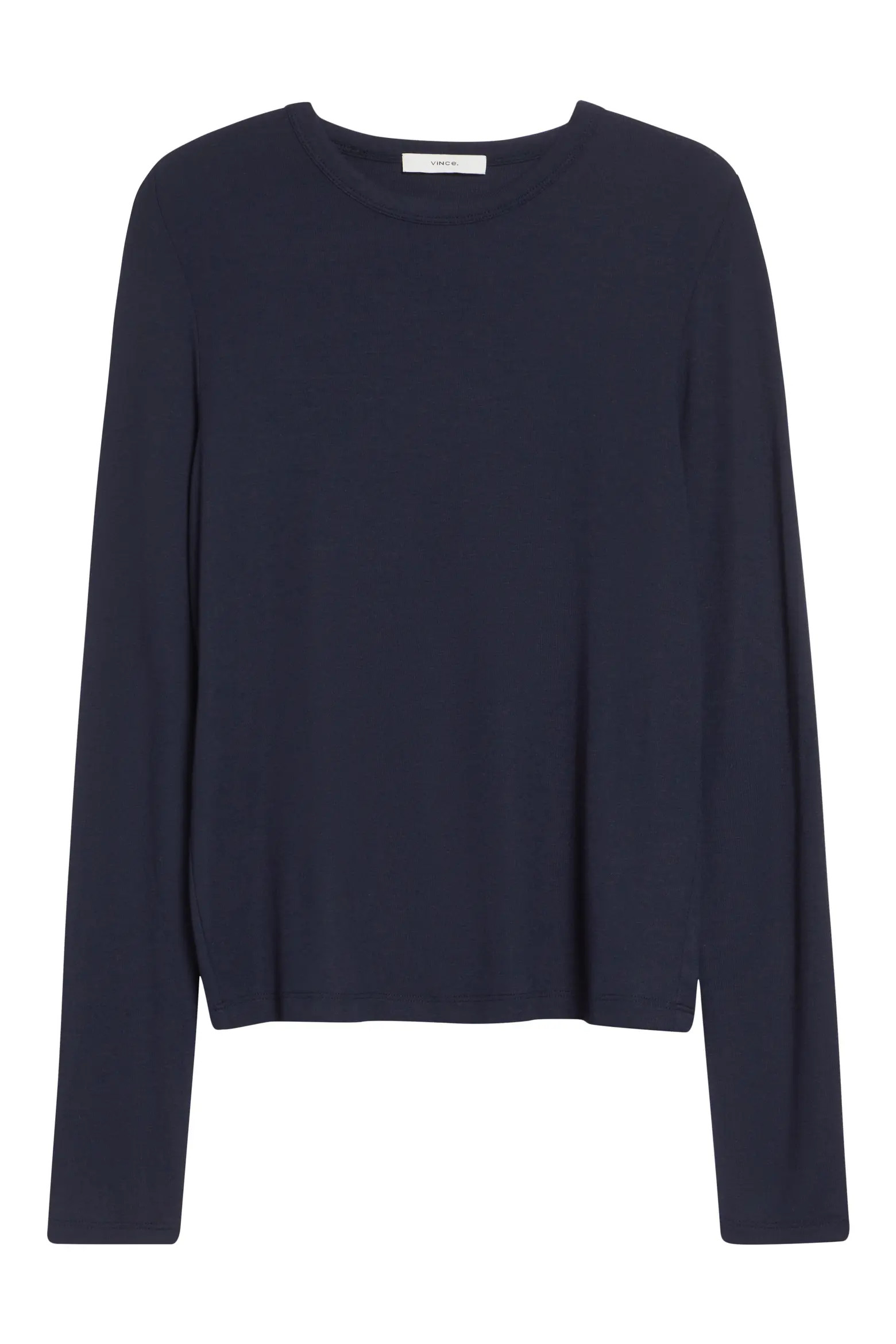 Luxe Long Sleeve Crewneck Top (Women) | Nordstrom | Nordstrom