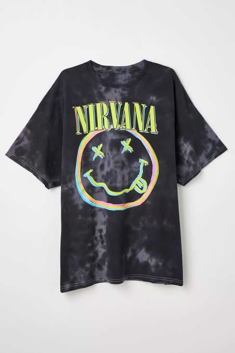 Nirvana Smile Pigment Dye Tee | Urban Outfitters (US and RoW)