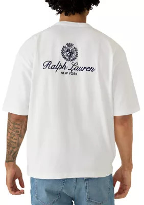 Polo Ralph Lauren Men's Relaxed Fit Jersey Graphic T-Shirt, White, Medium | Belk
