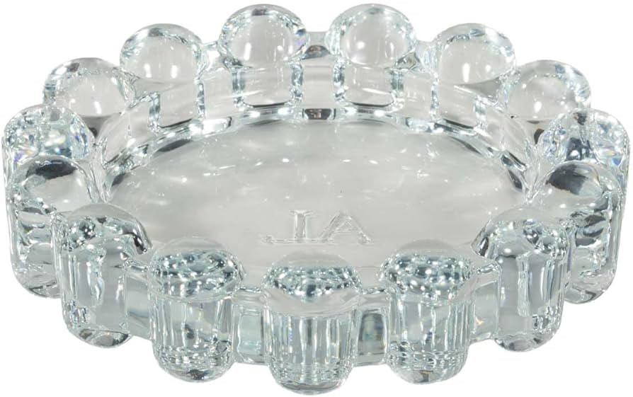 Alice Lane Original Bubble Candle Dish Large – Chic Clear Glass Candle Dish for Home Decor – ... | Amazon (US)