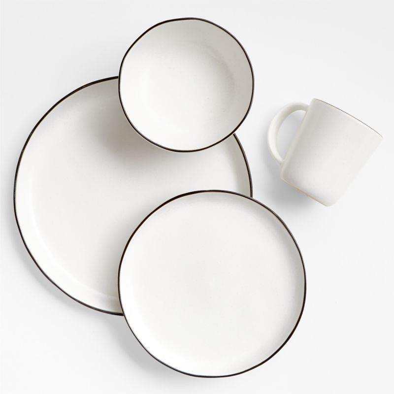 Range 4-Piece Place Setting | Crate & Barrel | Crate & Barrel