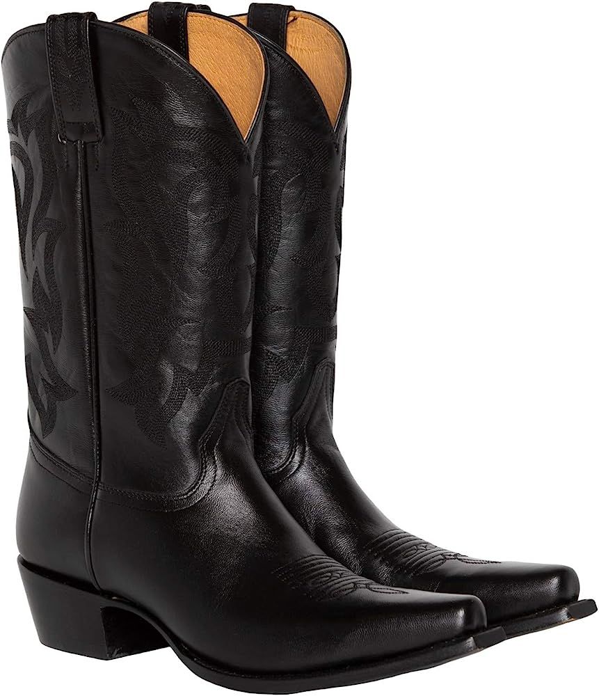 Shyanne Women's Gemma Cowgirl Western Leather Boot Snip Toe - Bbw113 | Amazon (US)