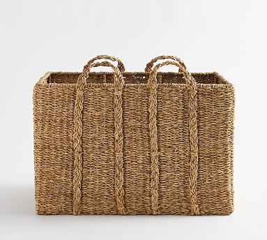 Safi Handwoven Seagrass Basket Collection | Pottery Barn (US)