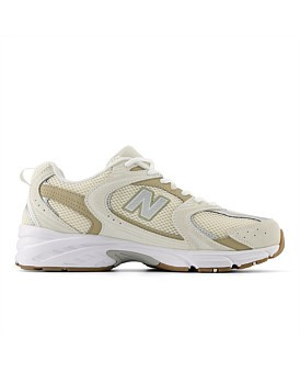 David Jones New Balance Unisex 530 Sneaker in Cream, Size 9 US (Mens 7.5) | David Jones (Australia & New Zealand)