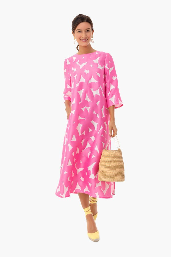 Pink Italian Floral Jamie Dress | Tuckernuck (US)