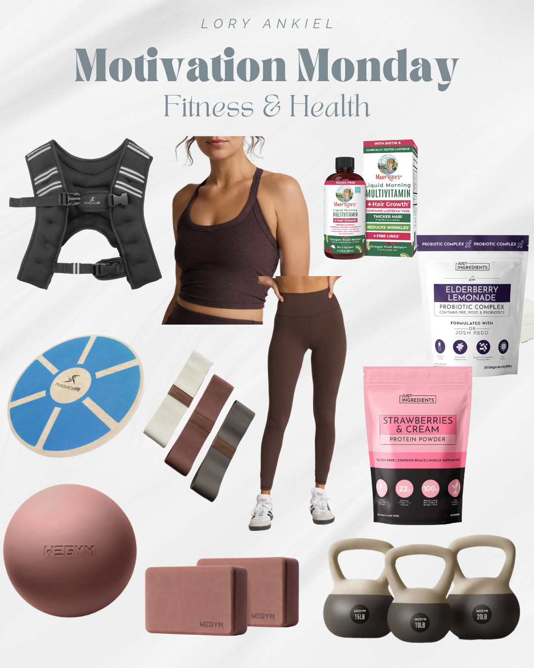 Motivation Monday! ✨ Some of my go-to fitness and health faves that keep me feeling good!

#healthandfitness 

 #LTKfitnessgoals #LTKselfcare #LTKActive