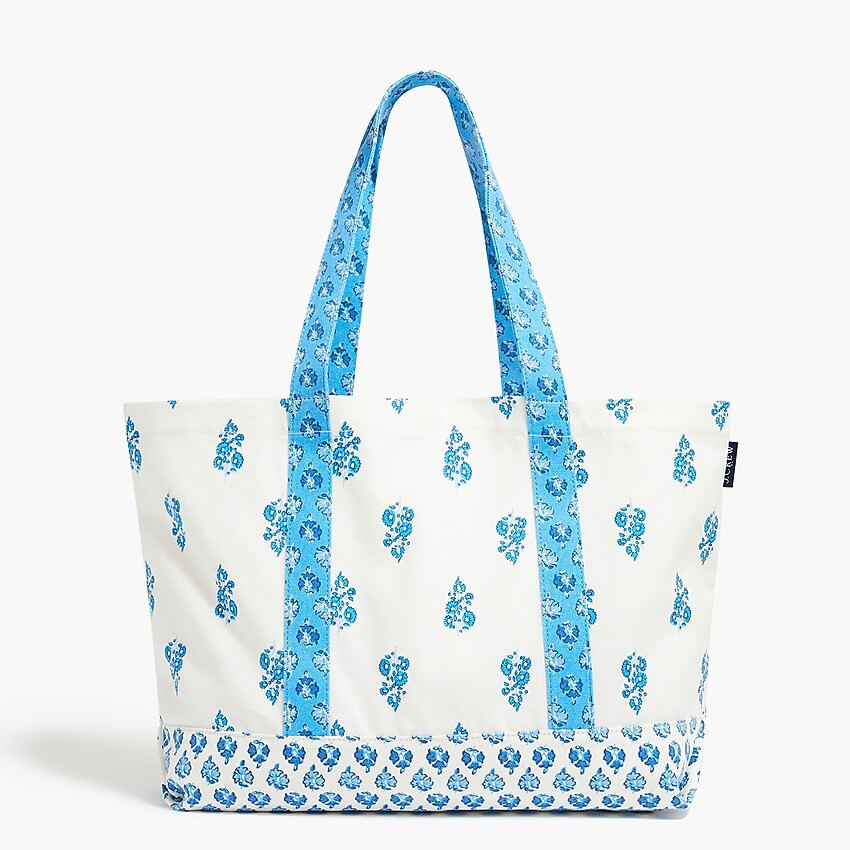 Structured canvas tote bag | J.Crew Factory