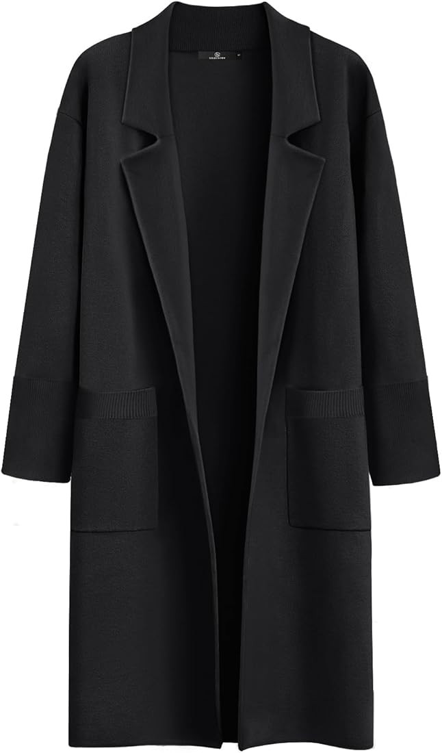 LILLUSORY Women's Long Dressy Cardigan Sweaters Fall Trendy Oversized Coatigan 2023 Knit Jacket W... | Amazon (US)