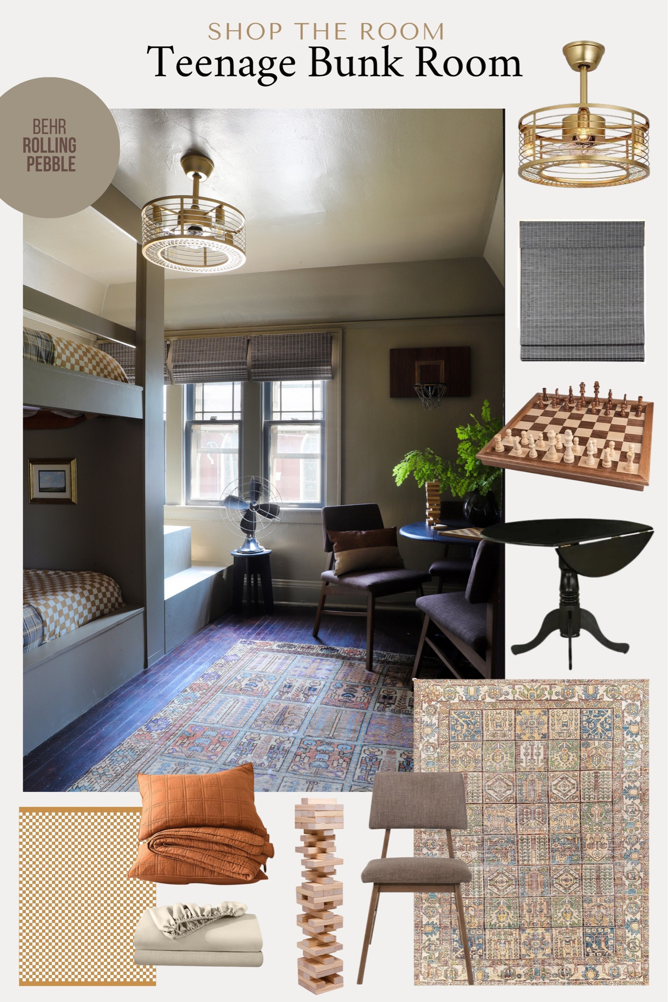 Read about this 3-day teenage dream room makeover on ispydiy.com

#roommakeover #bunkroom #teenagebunkroom

#LTKhome