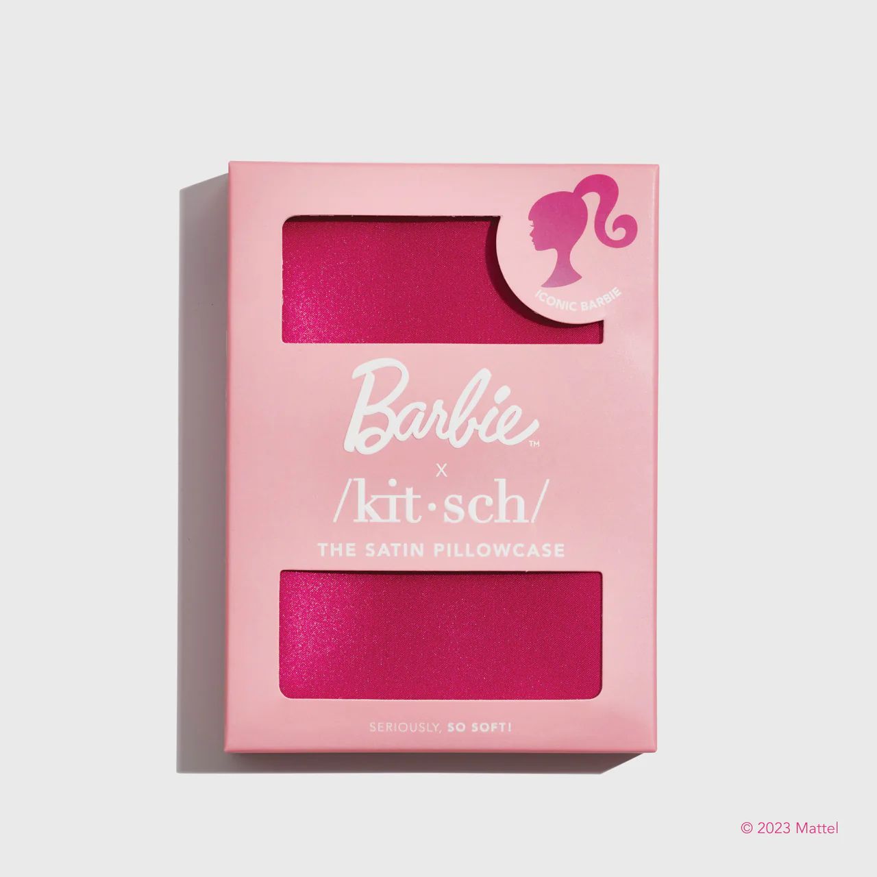 Transform Your Sleep with Barbie x Kitsch Satin Pillowcase - Iconic Barbie | Kitsch
