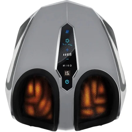 Miko Shiatsu Foot Massager with Heat Kneading and Rolling and Pressure Settings - Remote Control | Walmart (US)