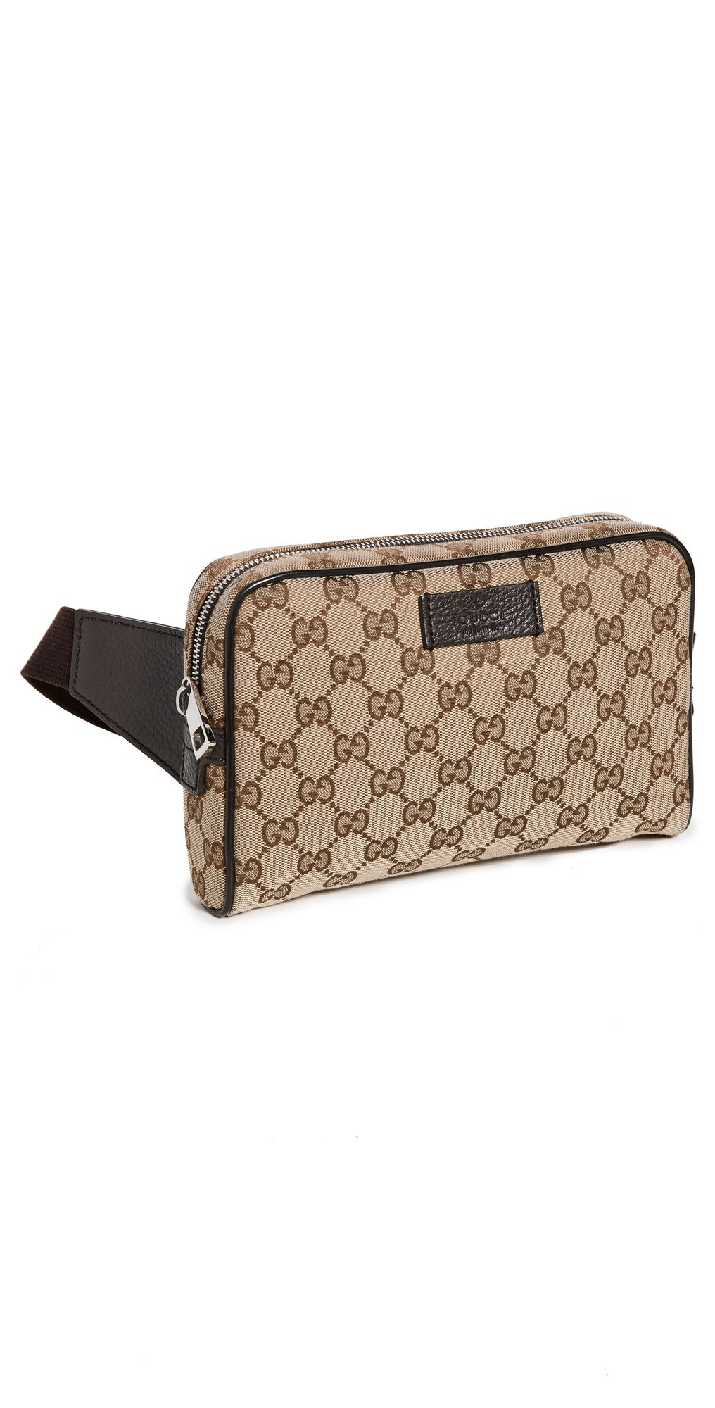 Shopbop Archive Gucci Zip Top Belt Bag, Gg Canvas | Shopbop