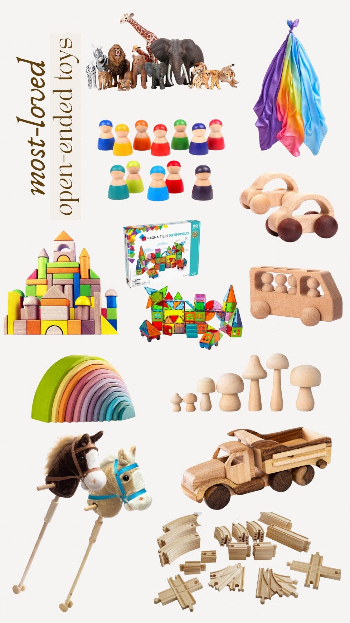 Most-Loved Open-Ended Toys - Homeschool toys - Montessori toys - playroom rotation 

#LTKkids