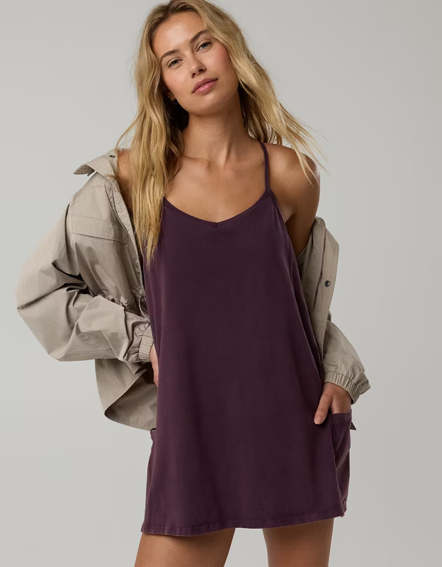 OFFLINE By Aerie OG Cotton Racerback Mini Dress | Aerie