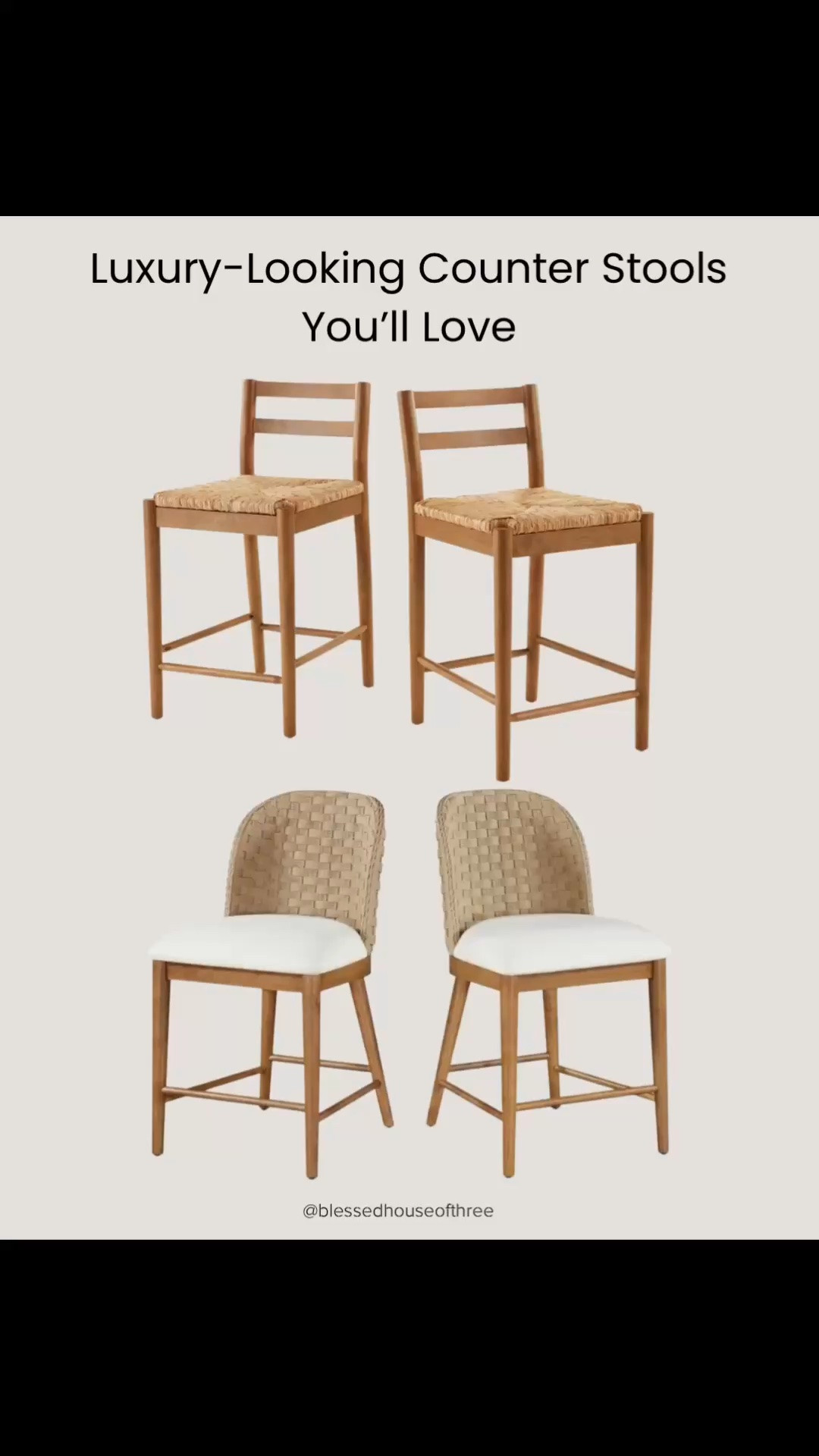 Create a kitchen that feels warm, timeless, and designer-inspired without spending a fortune. I’m sharing the beautiful counter stools, statement lighting, and favorite kitchen decor pieces that instantly elevate the heart of your home. Whether you’re planning a full kitchen refresh or simply updating your island seating, these neutral finds create an expensive look for less. Everything is linked for easy shopping. Save this post for your next kitchen makeover and follow for more neutral home decor, designer-inspired finds, affordable luxury furniture, kitchen styling ideas, and everyday home favorites.

#LTKHome #LTKSeasonal #LTKSaleAlert