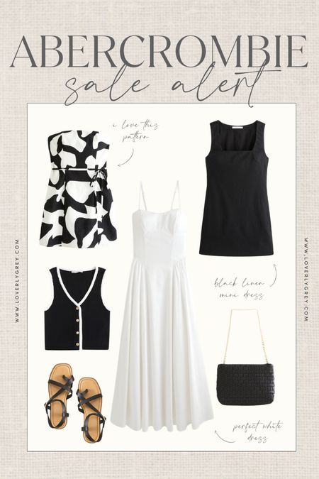 Use my code AFLOVERLY for 15% off this weekend! Love these black & white finds! 

Loverly Grey, Abercrombie sale, summer outfits 

#LTKSeasonal #LTKSaleAlert #LTKStyleTip