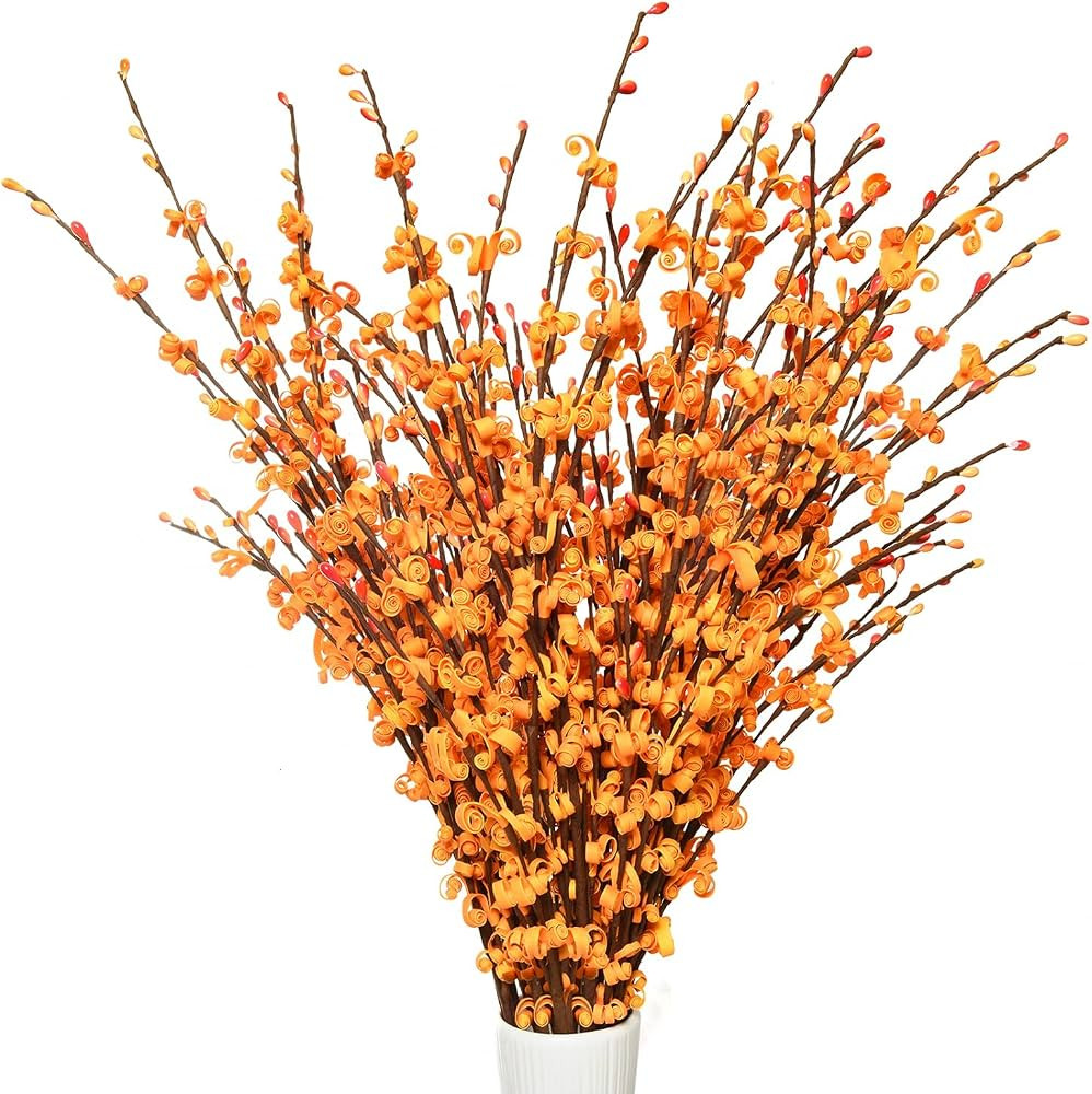 Rocinha 10 Pcs Jasmine Flowers Artificial Fall Flowers Artificial for Decoration 29.5'' Yellow Fl... | Amazon (US)